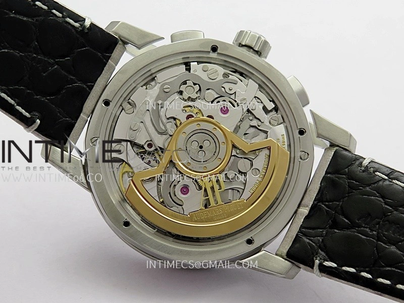 Code 11.59 Chrono 26393 SS APSF 1:1 Best Edition Silver Dial On Gray Leather Strap Super Clone SA4401
